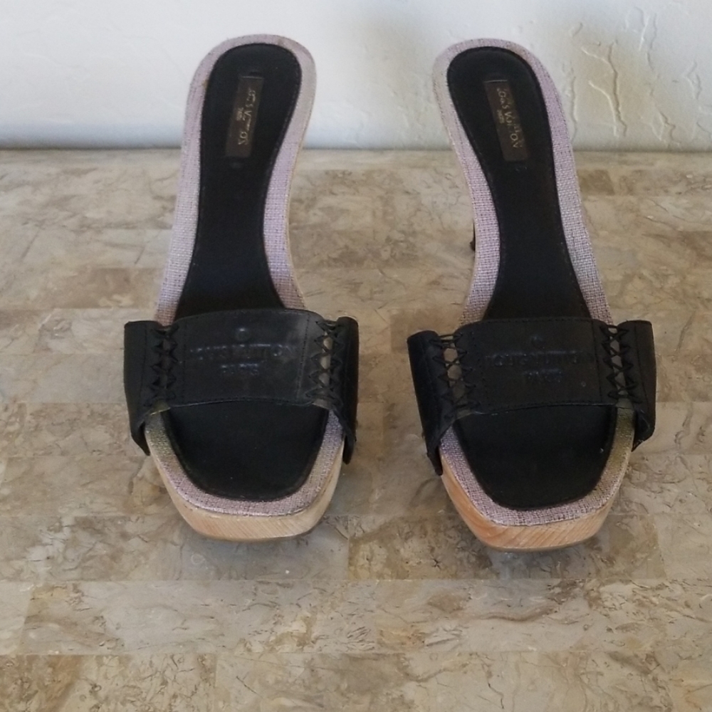 Authentic Louis Vuitton Black Heels - Picture 2 of 7